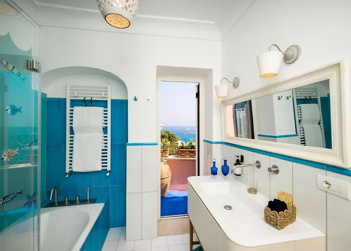 Villa Luxurious Private Villa In Positano With Stunning Sea Views